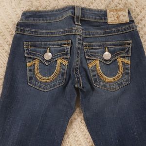 True Religion jeans size 24 style is Rainbow Joey